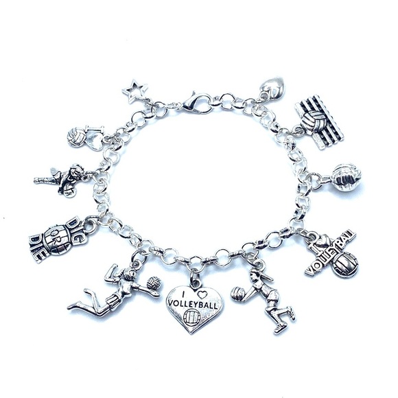 Volleyball Charm Bracelet - Picture 10 of 10